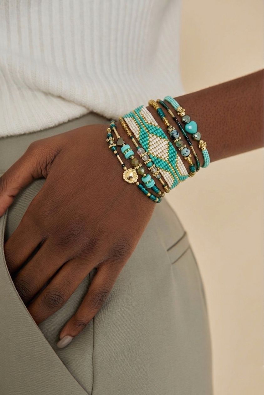 Pulsera Capsula Turquesa