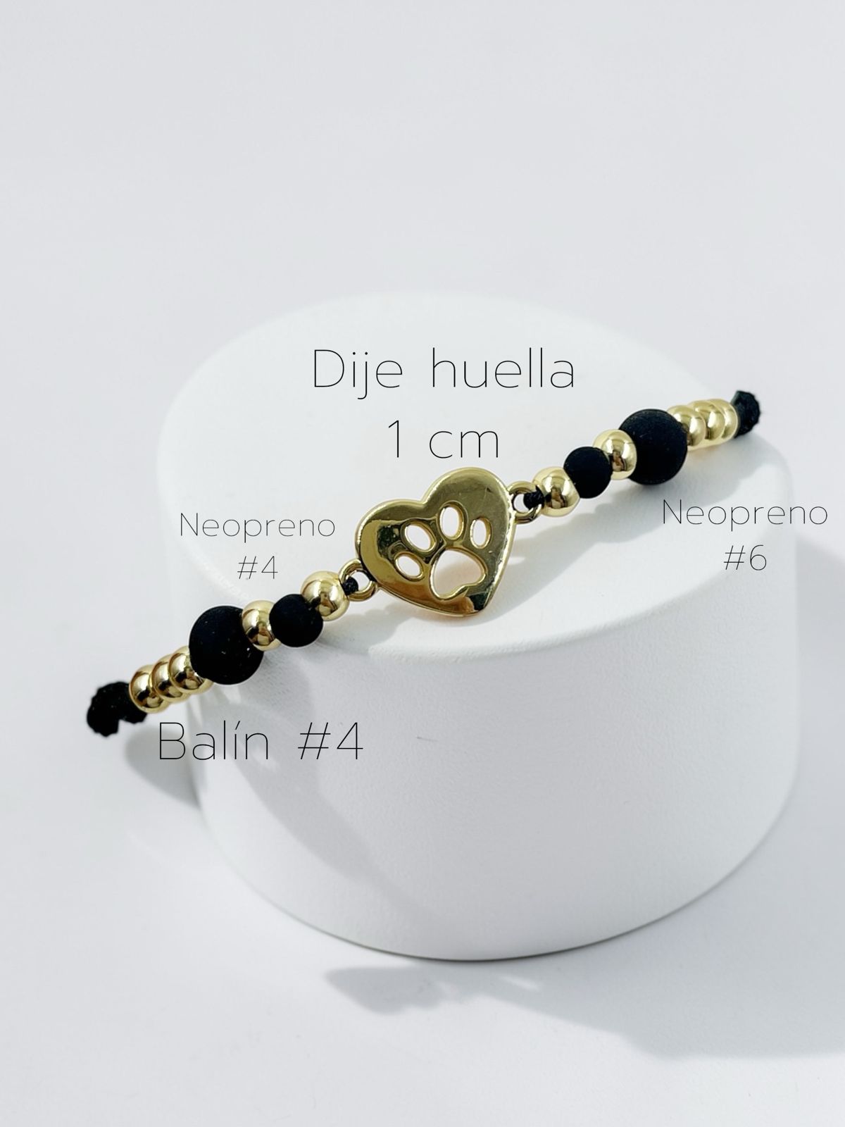 Pulsera Huella Dorada