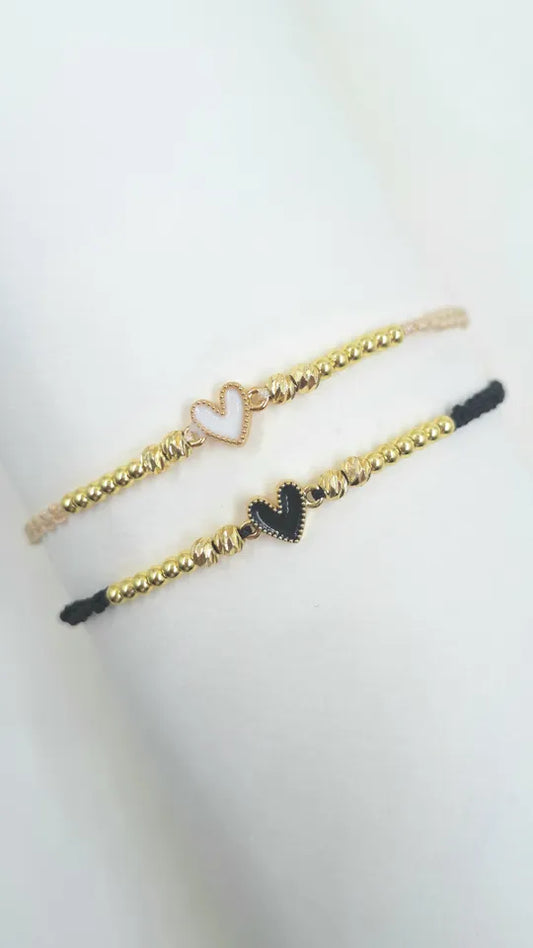 Pulsera Rodio Corazón Indefinido