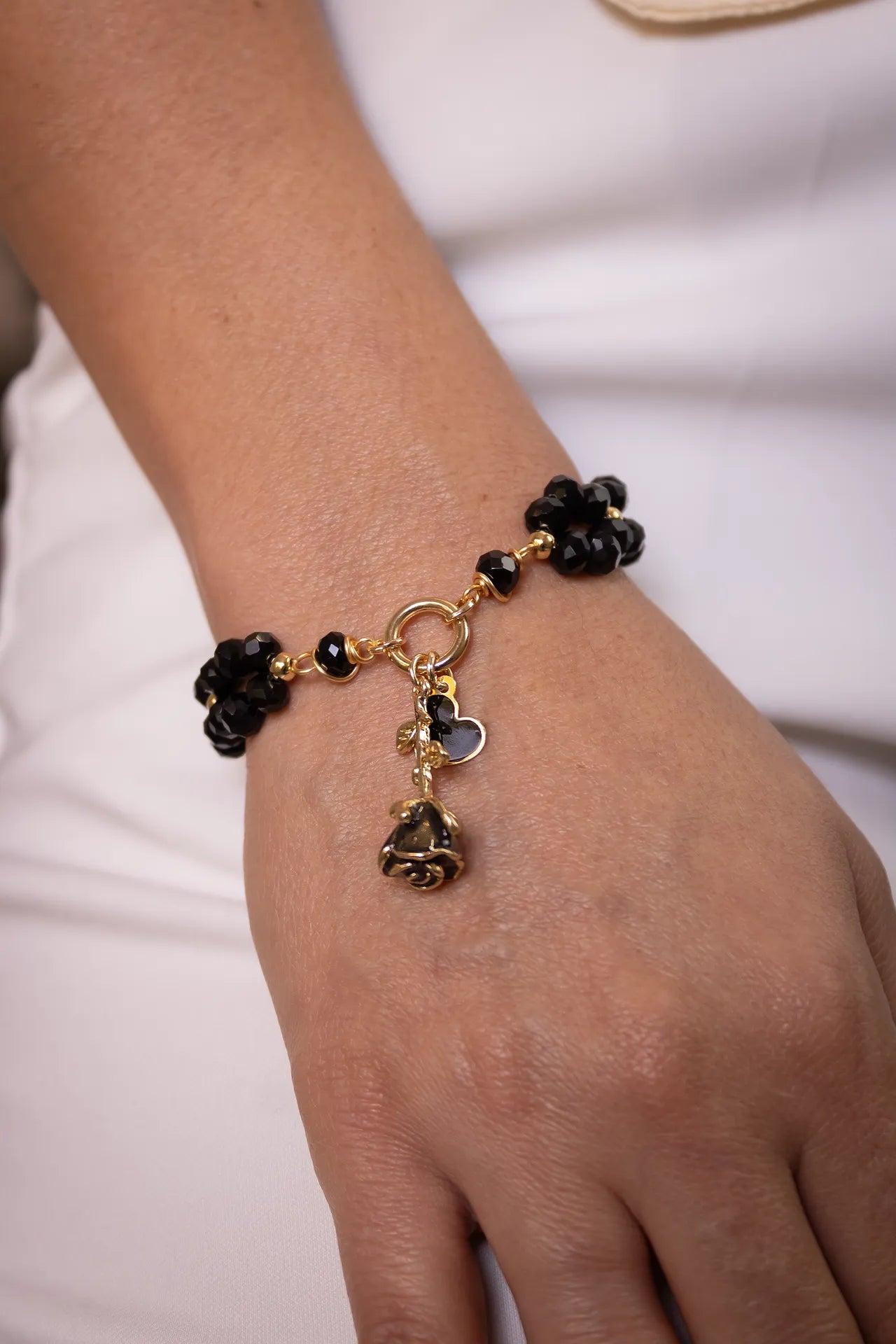 Pulsera Flor Vintage