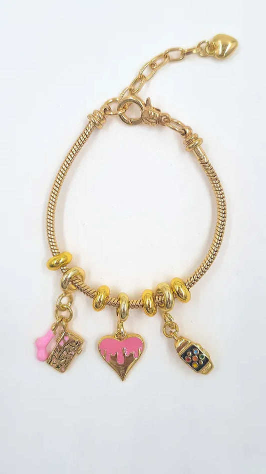 Pulsera Charms Tecno Amor