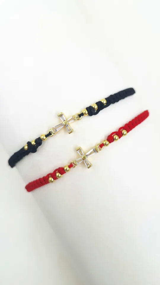 Pulsera Tejido Cristo