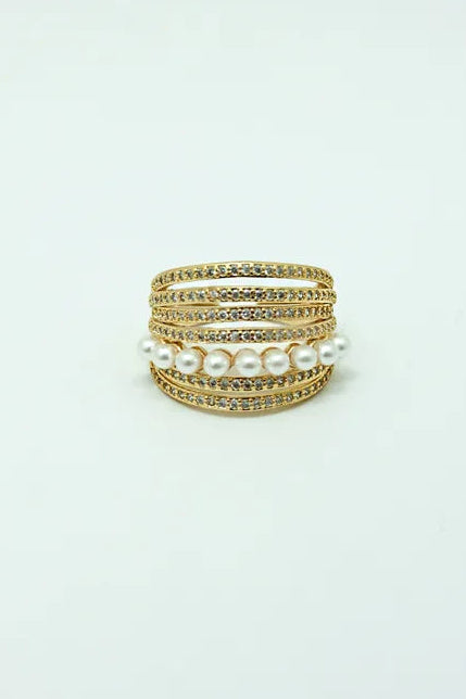 Anillo Microperlado