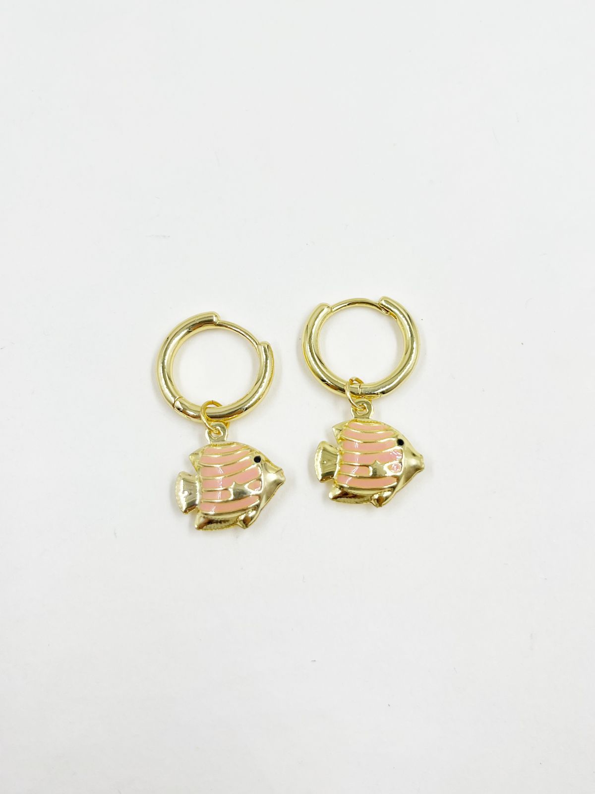 retes de rodio con dijes pintados y lacados – Largo 3.5 cm<
