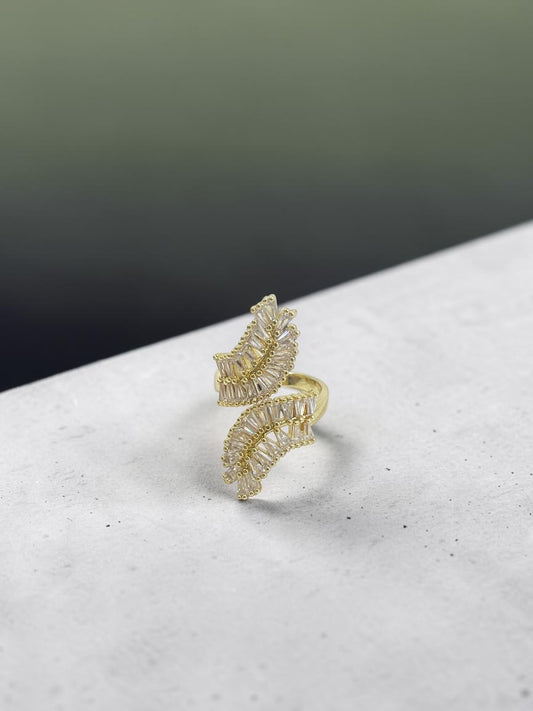 Anillo Hojas Microcircones