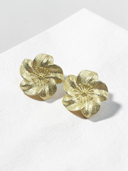 Areta Flor Martillada Polen Gold