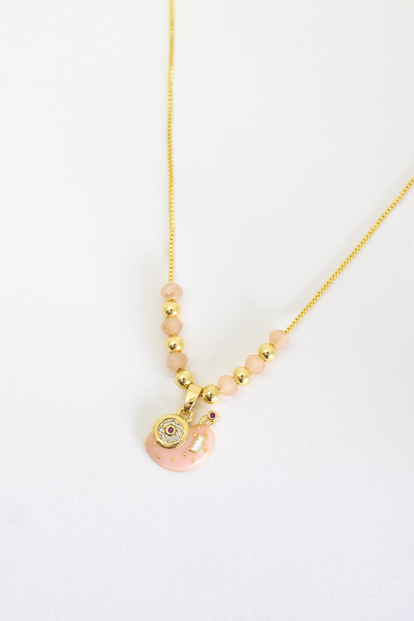Collar Caracol Rosa