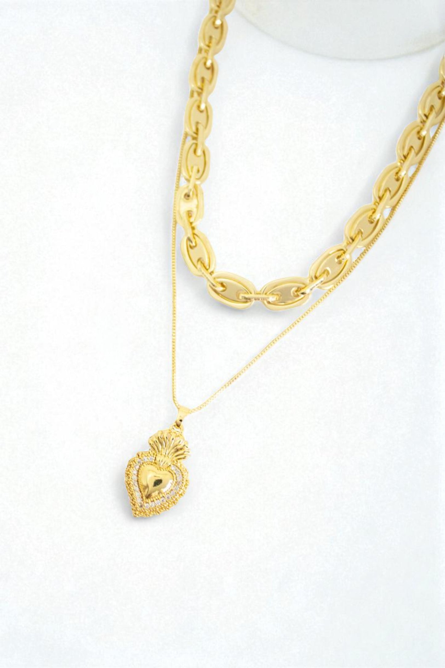 Collar Corazón Llamante