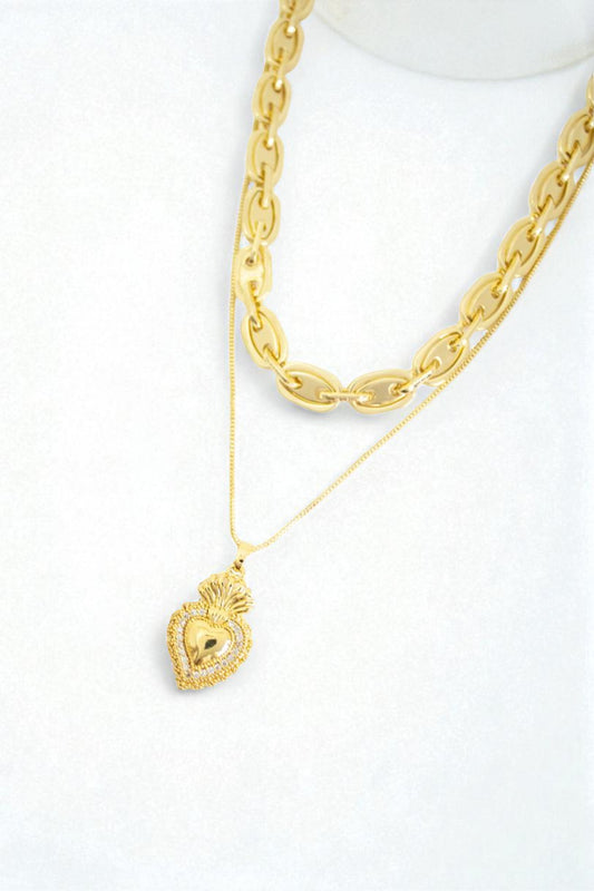 Collar Corazón de Oro