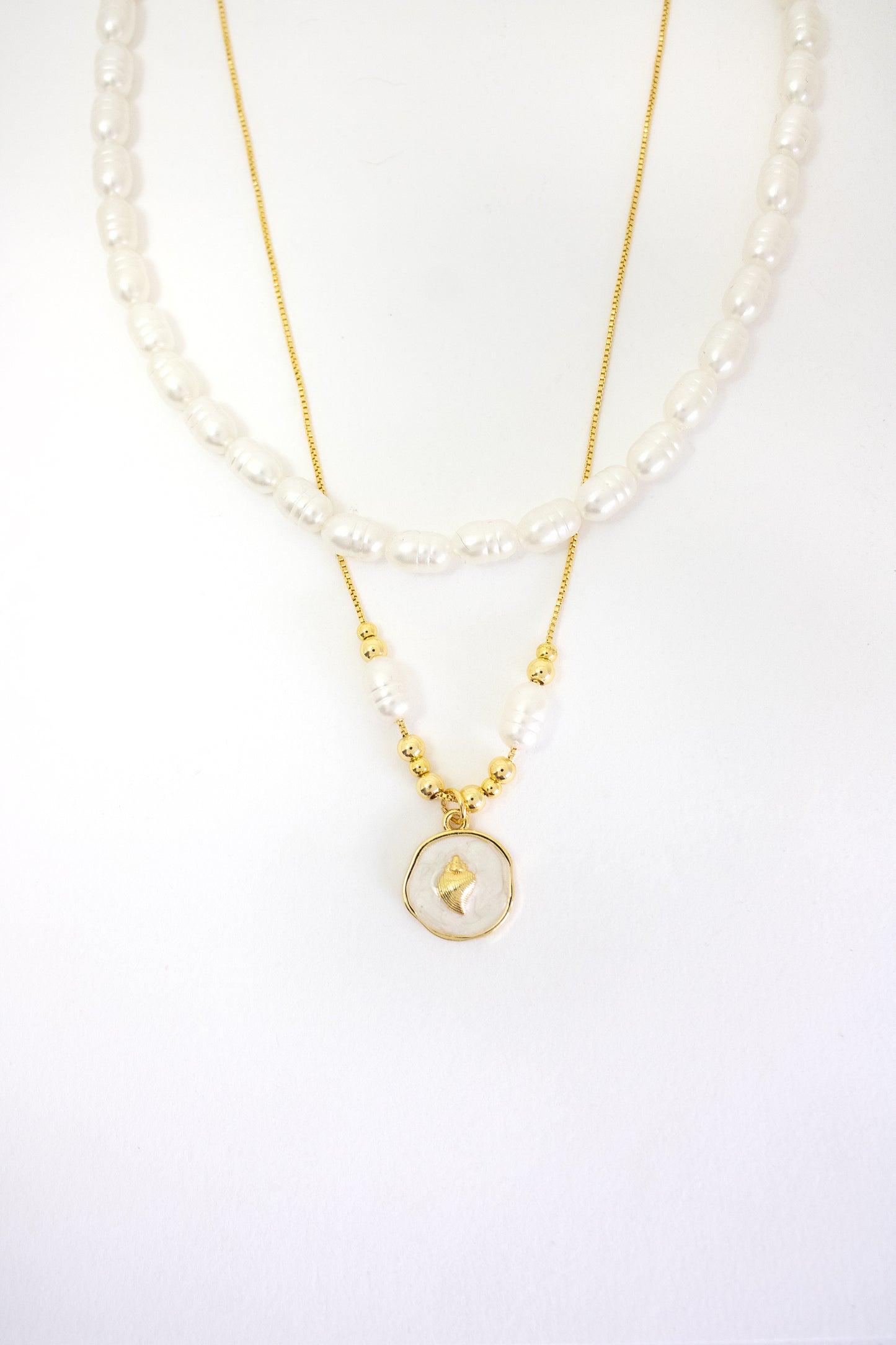 Collar Conchita Blanca