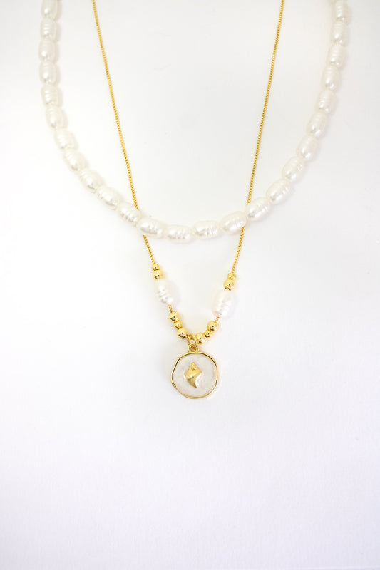Collar Conchita Blanca