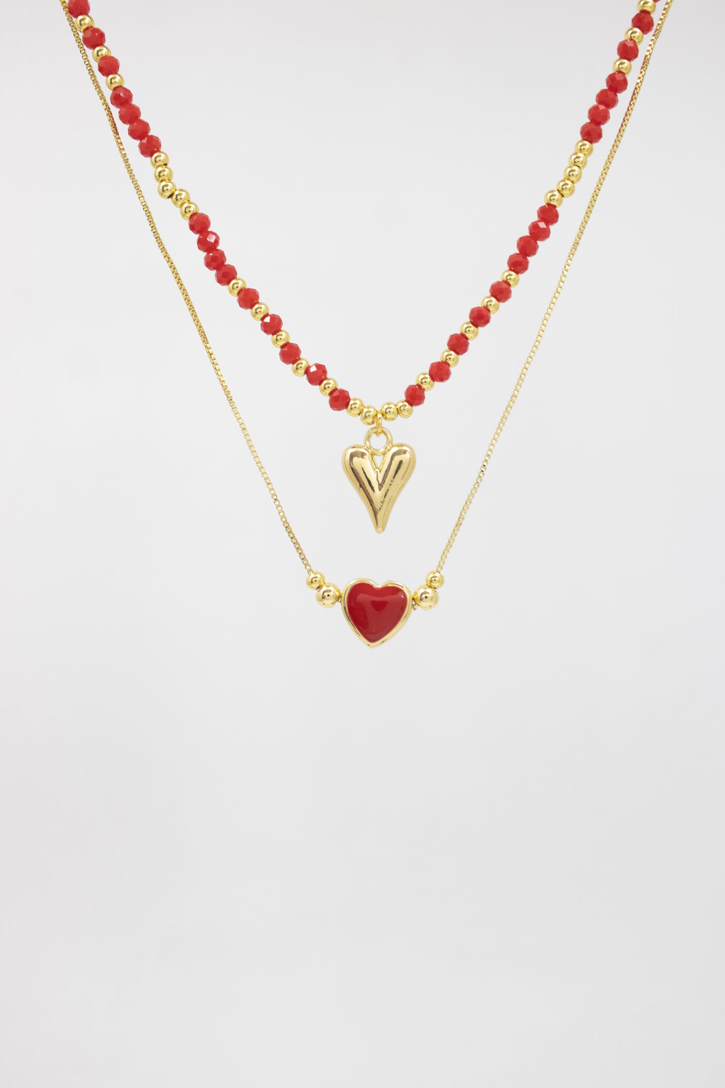 Collar Hermanas Corazón