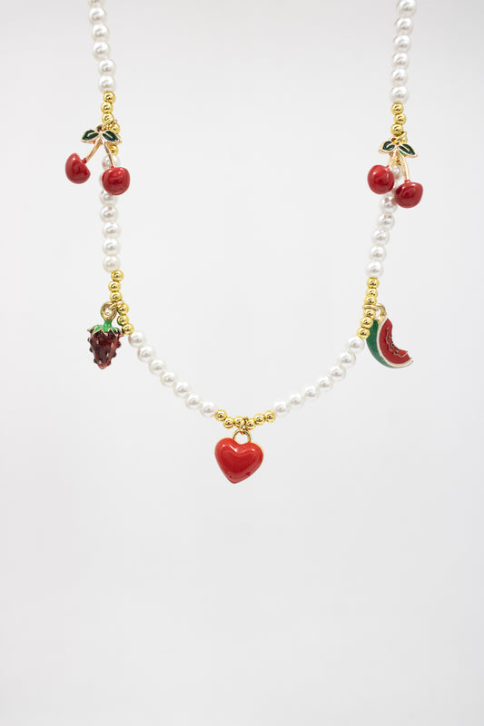 Collar Frutos Rojos