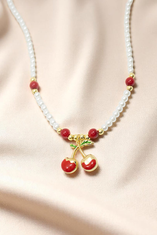 Collar Cherry Pearls