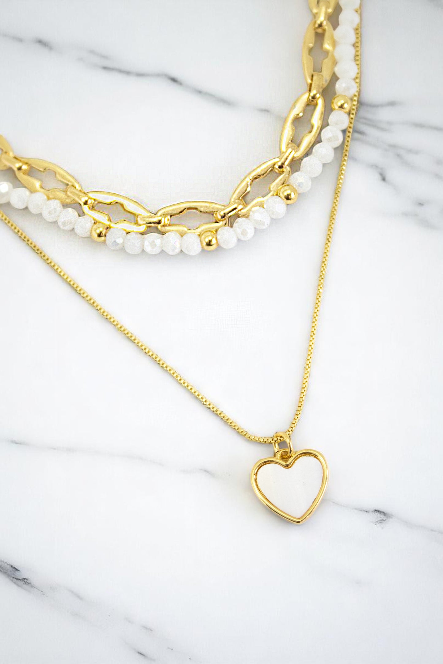 Collar Perlas x3
