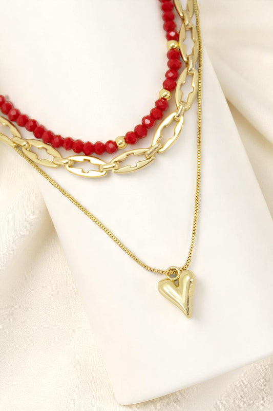 Collar Perlas x3
