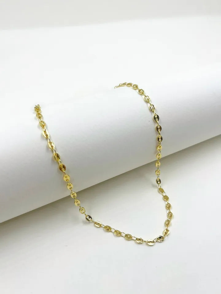 Collar Eslabón Dorado Celestial