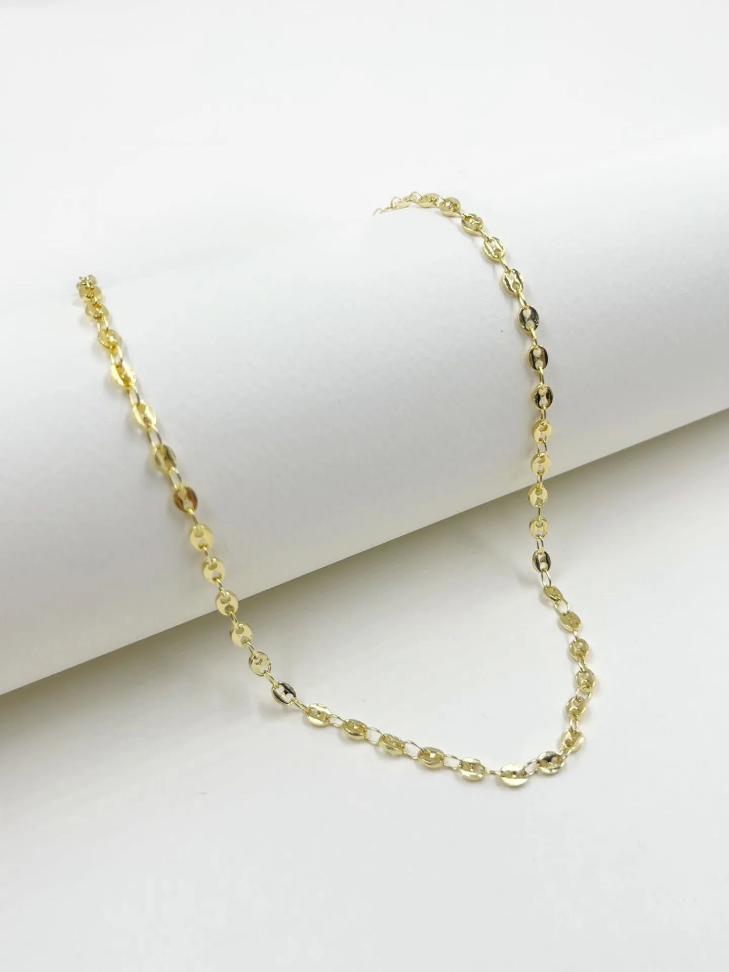 Collar Eslabón Dorado Celestial