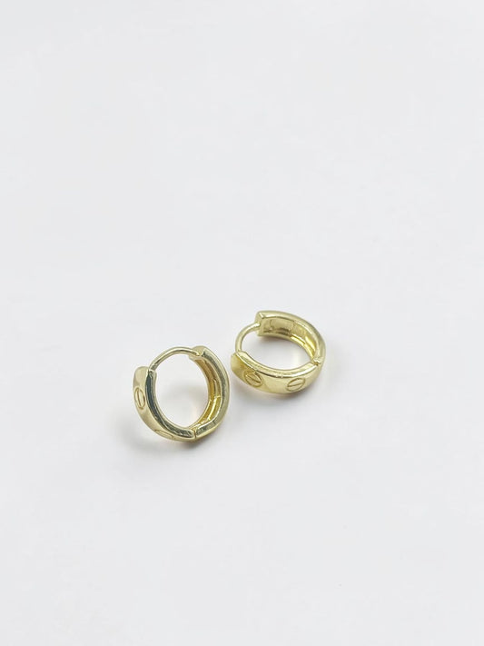 Candonga Grabados De Broche Gold