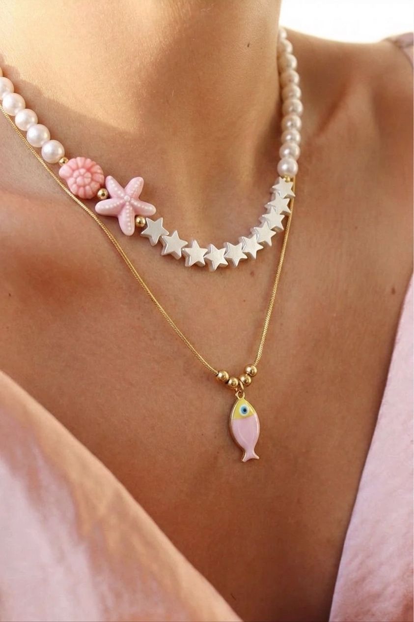 Collar Fishes Pearl