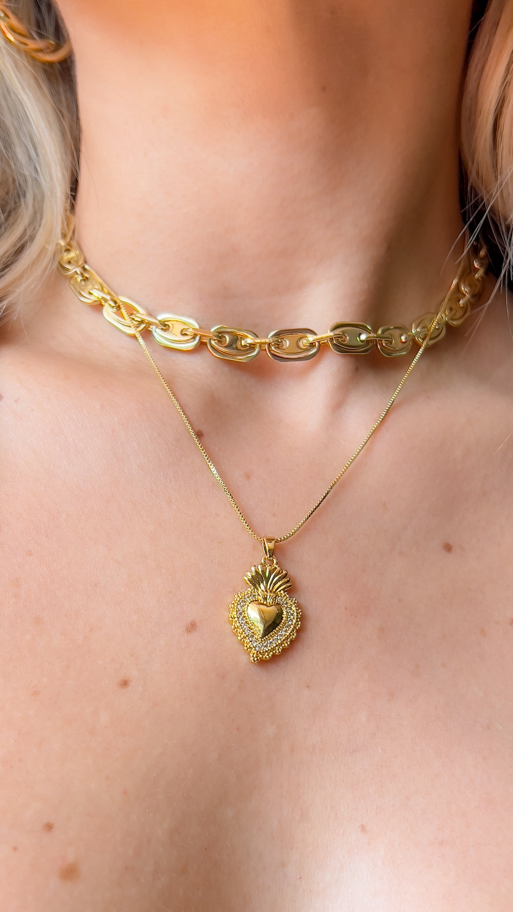 Collar Corazón Llamante