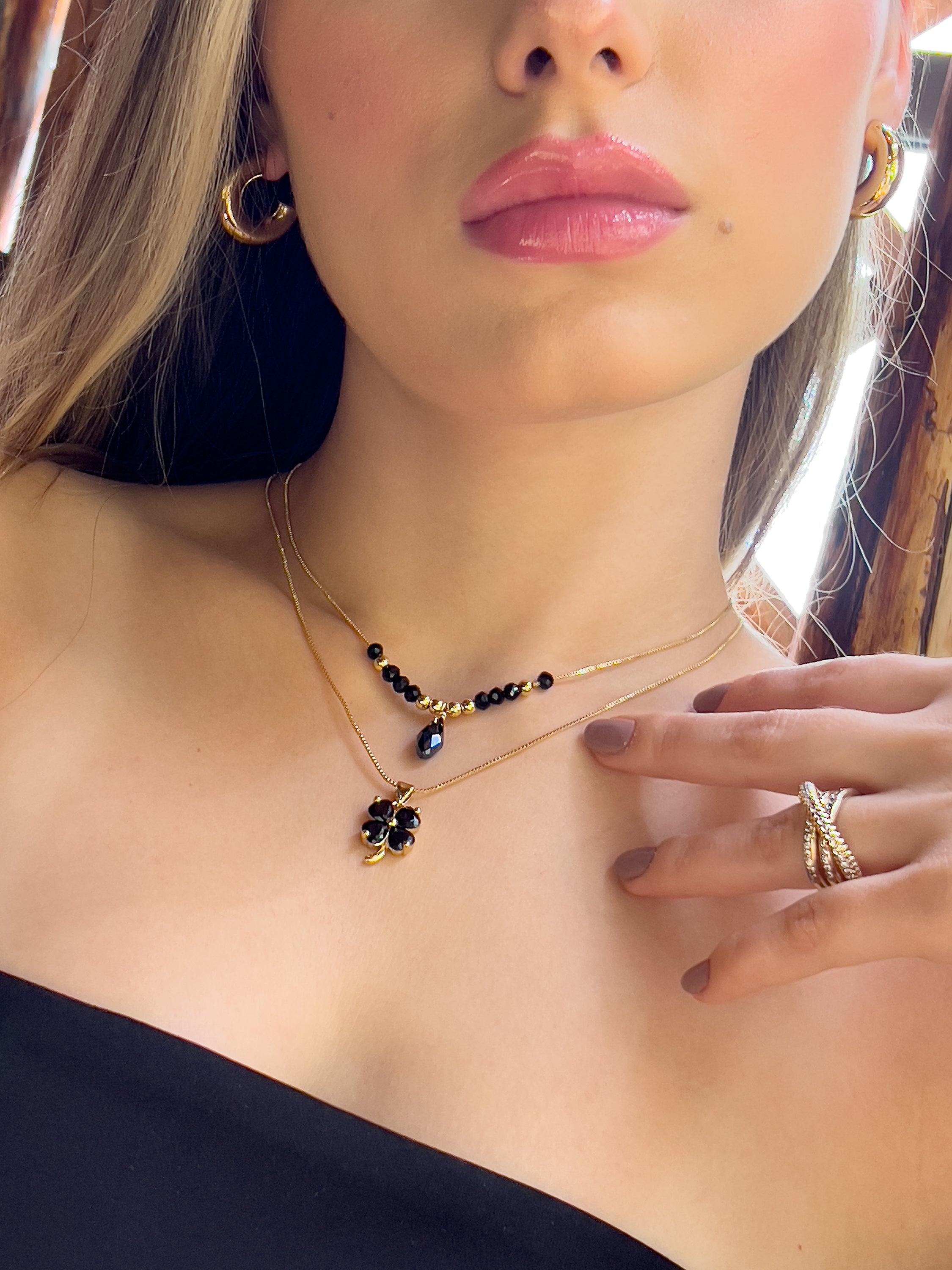 Collar Trébol Mágico