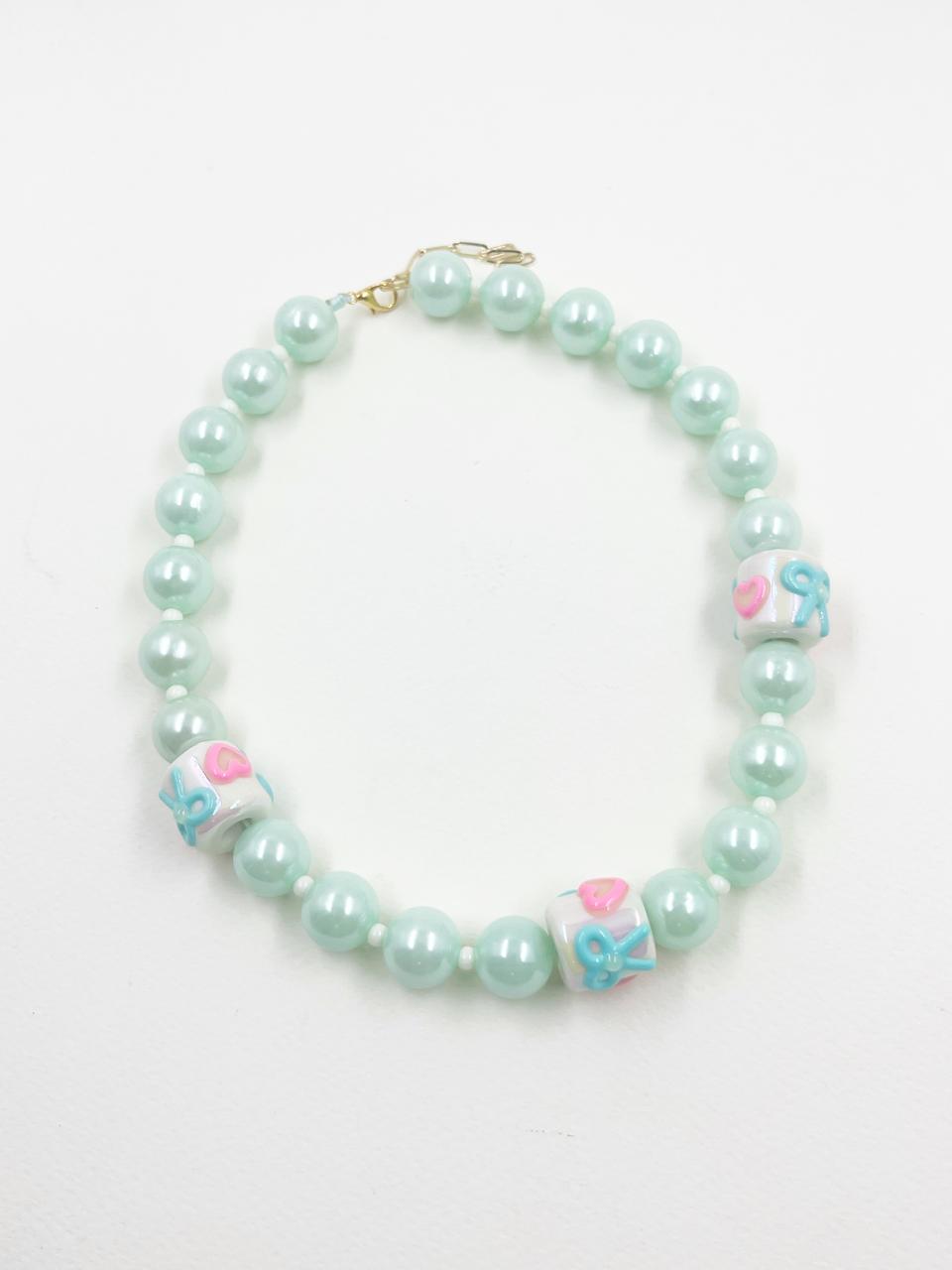 Collar Cilindros de Caramelo