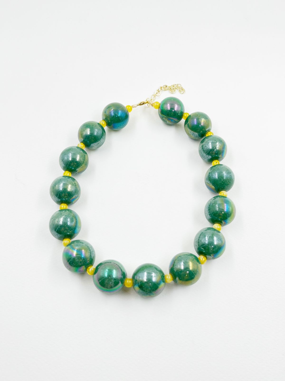 Collar de Esferas Marmoleada