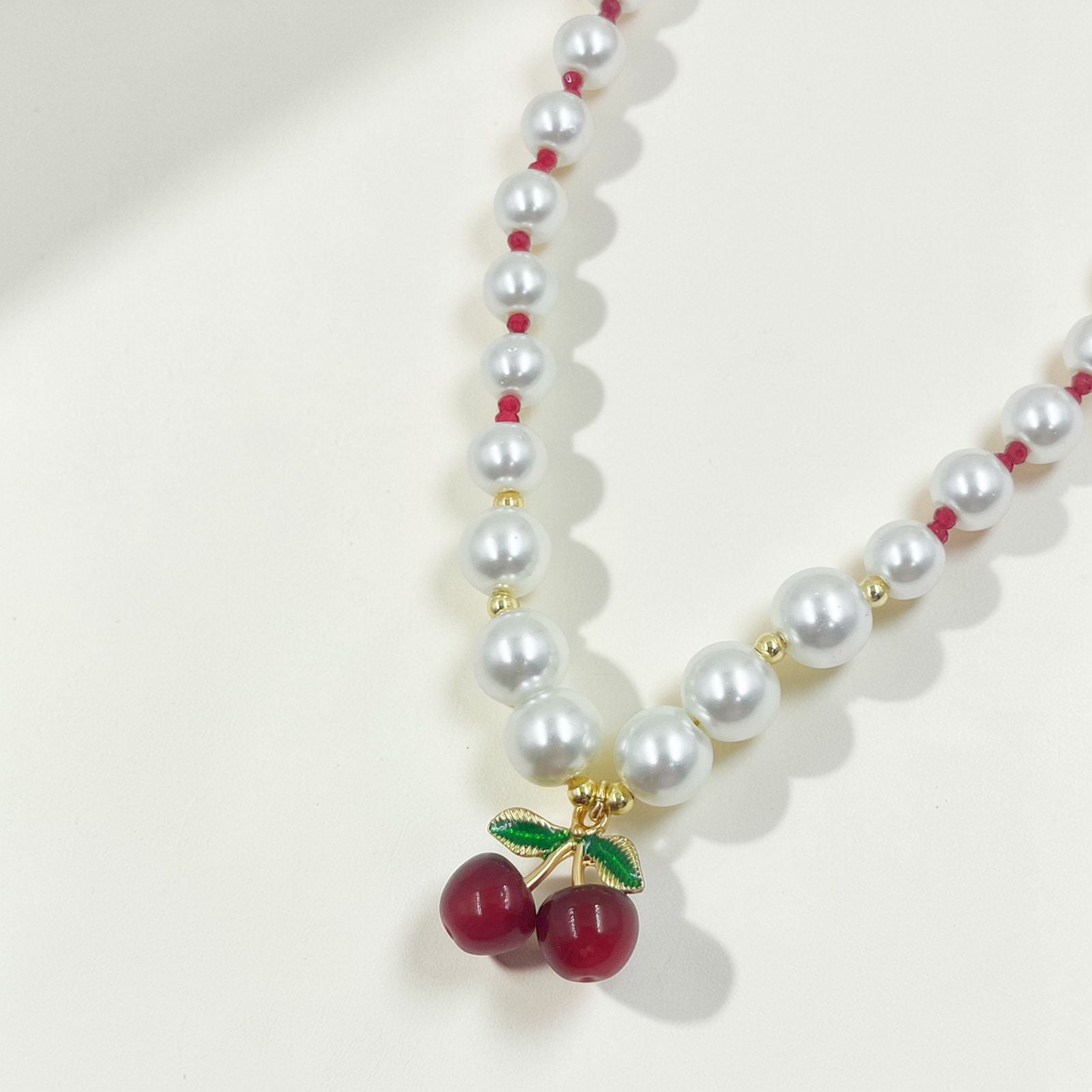 Collar Chunky Perlas de Cereza