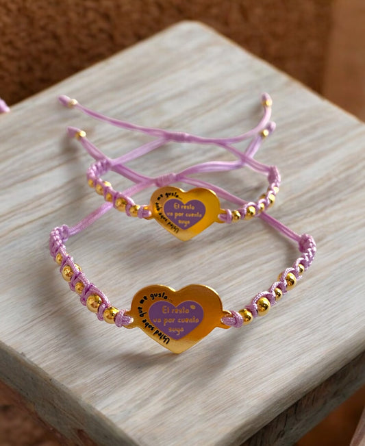 Set de 2 Pulseras Enamorada