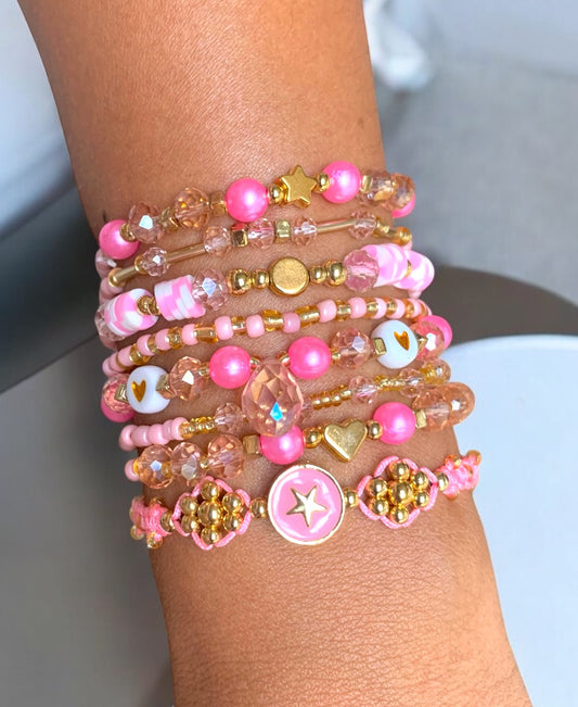 Pulsera Estrella Rosa