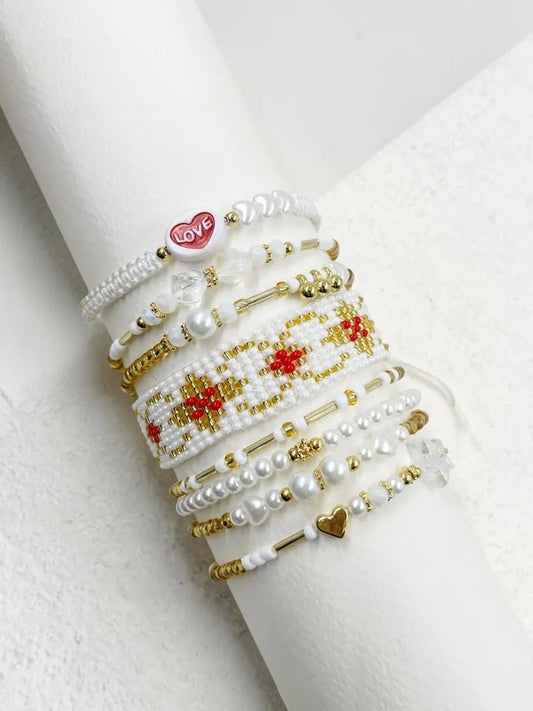Pulsera Love White