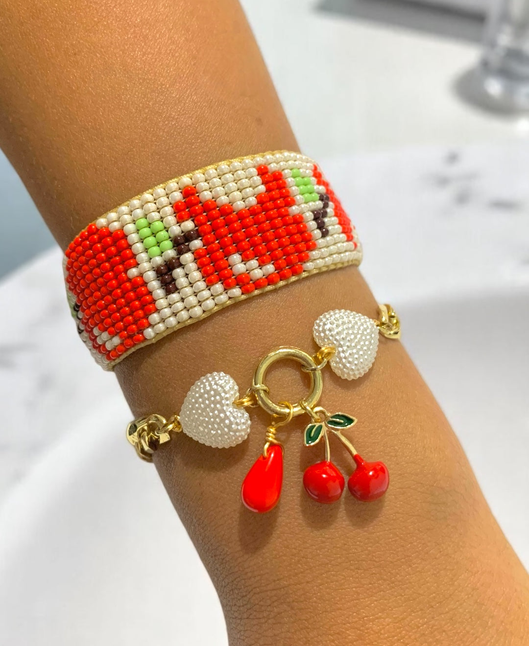 Pulsera Cereza Coqueta